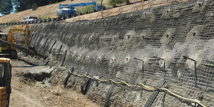 Illustrative image of Slope stabilization design in Corona California