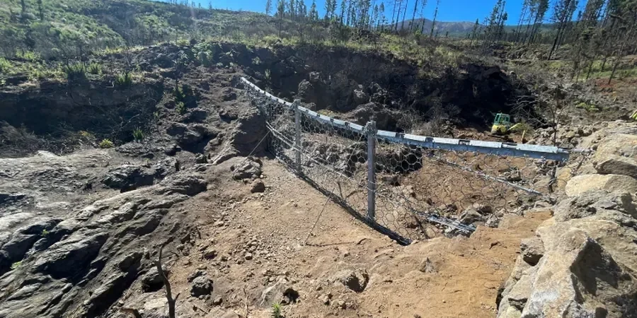 Illustrative image of Debris flow analysis in Corona California