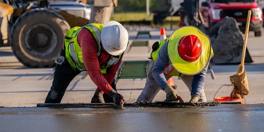 Illustrative image of Rigid pavement design in Corona California