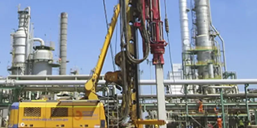 Illustrative image of Driven pile design in Corona California
