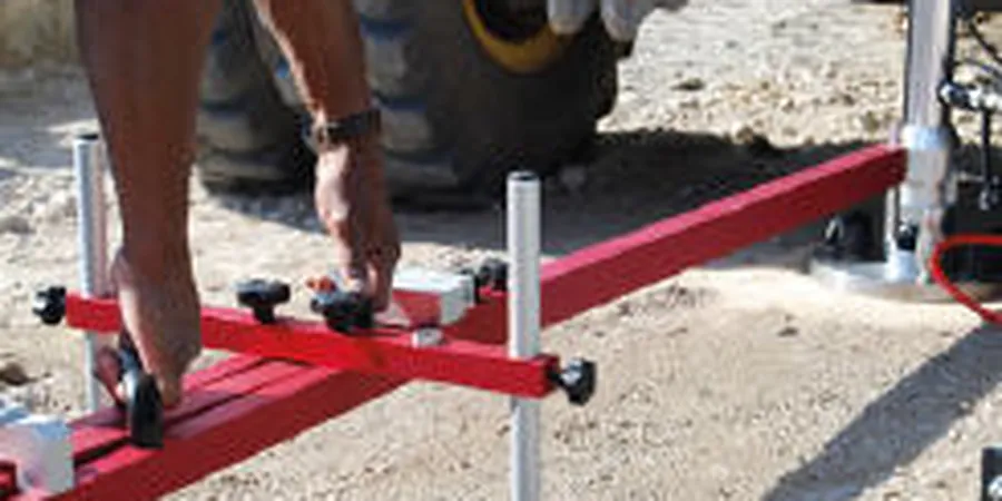 Illustrative image of Plate load test (PLT) in Corona California